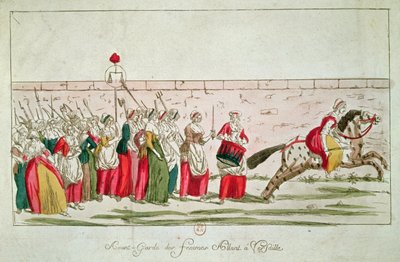 March of the Women on Versailles, 5th October 1789 by French School